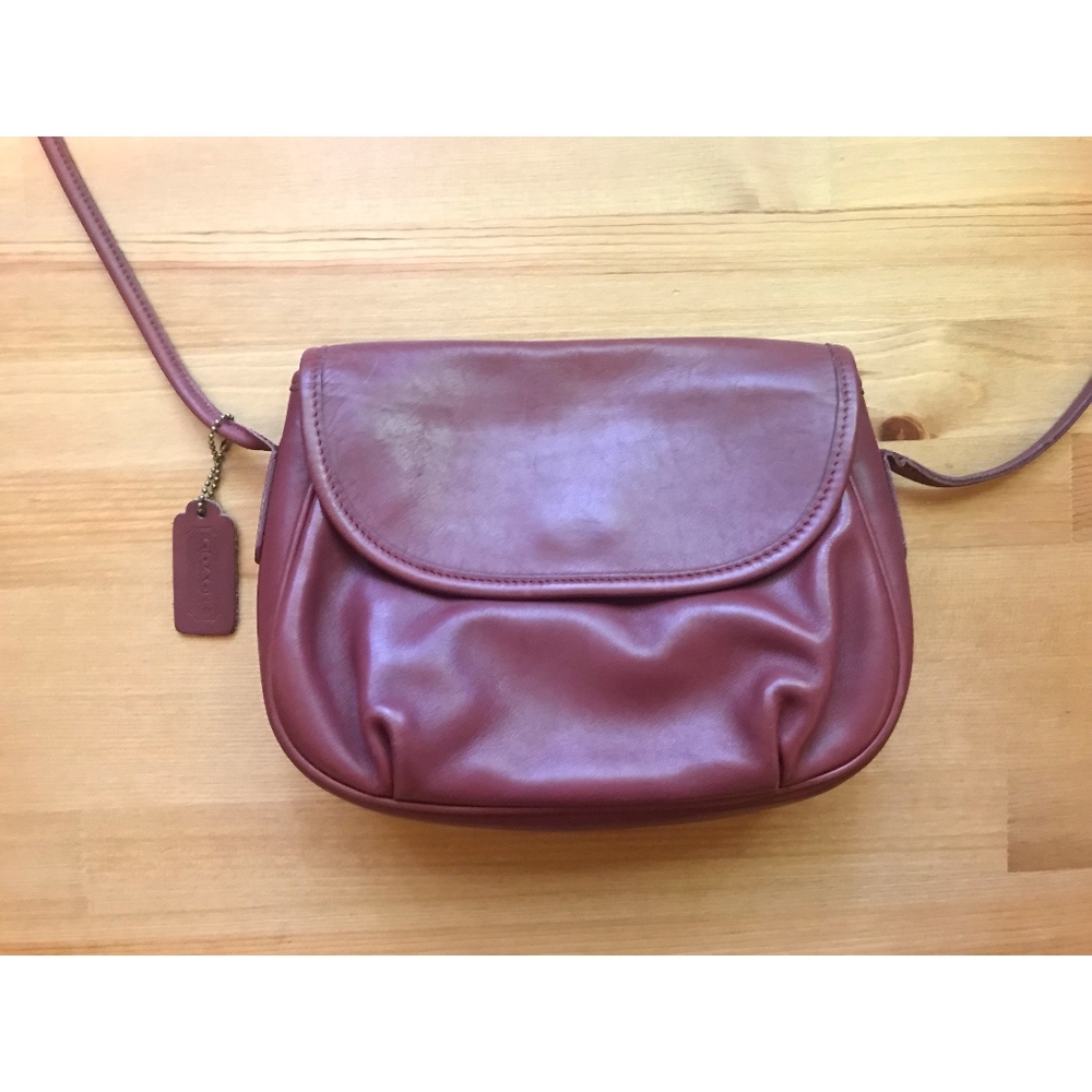 ▪️Deep Red Vintage COACH Purse - Picture 4 of 6